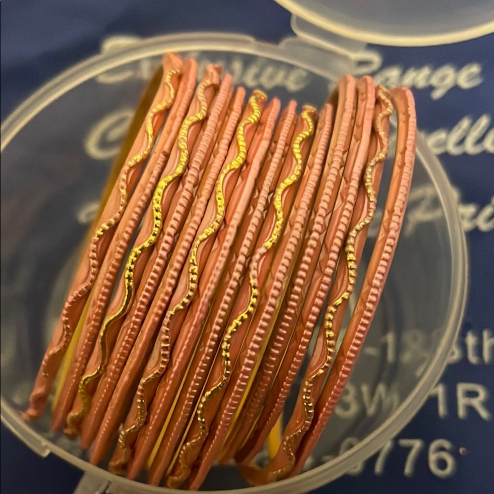 Pink Stackable Bangle Bracelets - Women Jewelry
